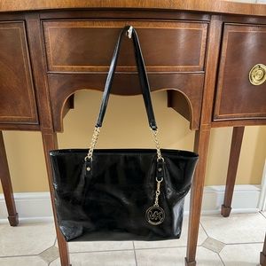Michael Kors Patent Black Leather Purse